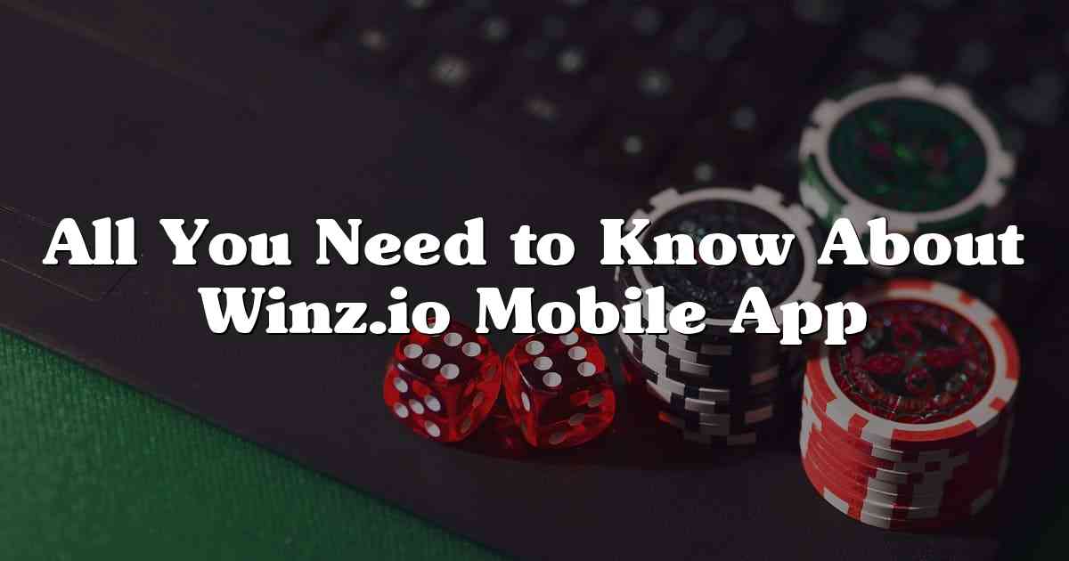 All You Need to Know About Winz.io Mobile App